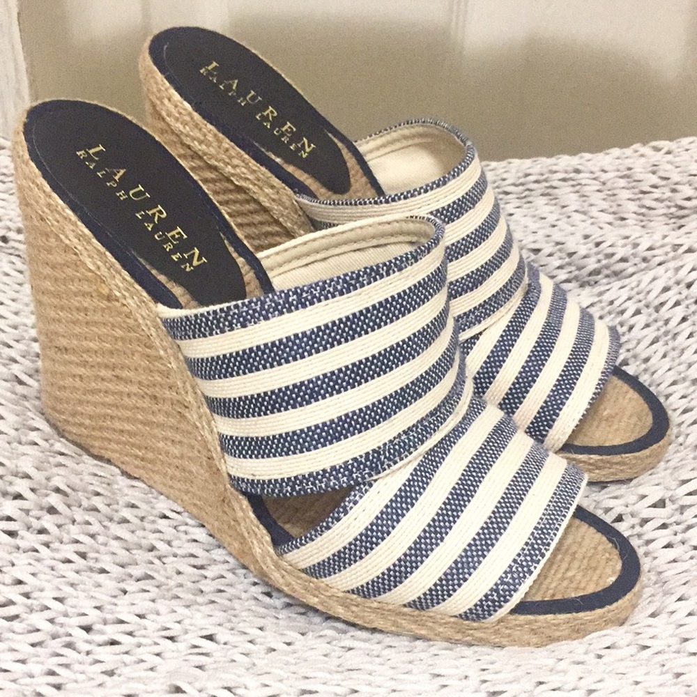 ralph lauren espadrille wedge